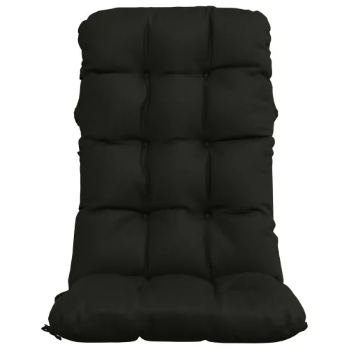 Jastučići za stolice s visokim naslonom - 2 komada VIANEN - Crna 120 x 50 x 8 cm 2 Cijena