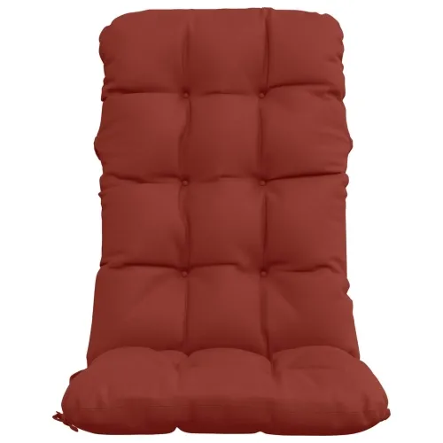 Jastučići za stolice s visokim naslonom - 4 komada VIANEN - Crvena 120 x 50 x 8 cm 4 Cijena
