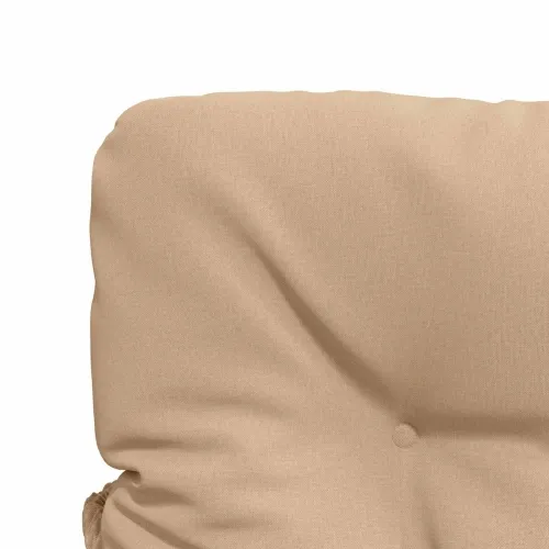 Jastučići za stolice s visokim naslonom - 2 komada VIANEN - Pijesak 100 x 50 x 8 cm 2 Cijena