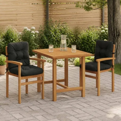Jastučići za stolice s visokim naslonom - 2 komada VIANEN - Crna 100 x 50 x 8 cm 2 Cijena