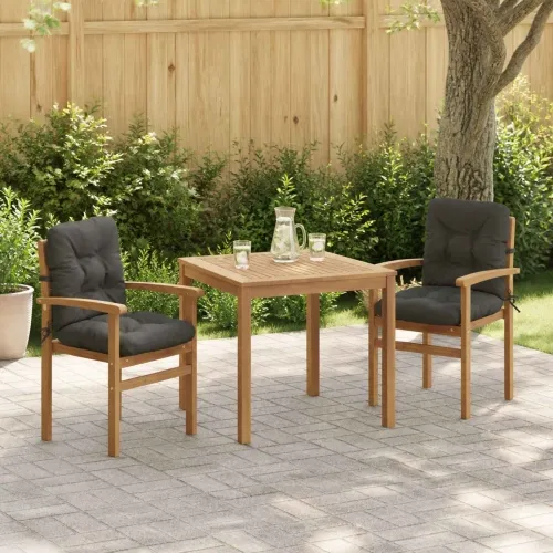 Jastučići za stolice s visokim naslonom - 2 komada VIANEN - Antracit 100 x 50 x 8 cm 2 Cijena