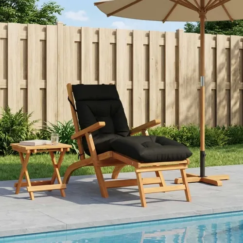 Jastučić za ležaljku VIANEN 100% poliester Crna 200 x 50 x 8 cm - Crna 200 x 50 x 8 cm Cijena