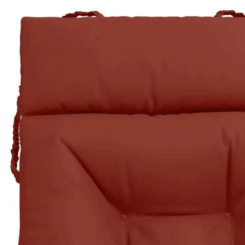 Jastučić za ležaljku VIANEN 100% poliester Crvena - Crvena 200 x 60 x 8 cm Cijena
