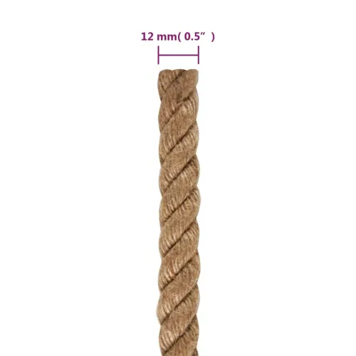 Uže od 100 % jute 12 mm 250 m - OUTLET - NEPREUZETO Cijena