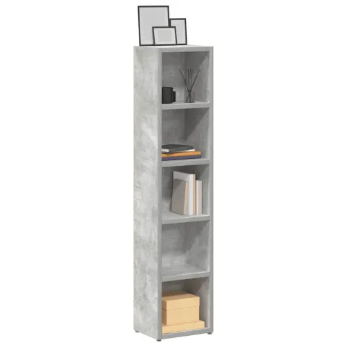 Ormarići za CD-ove 2 kom siva boja betona 21x16x93,5 cm iverica - Beton siva 2 Beton siva 2 Cijena