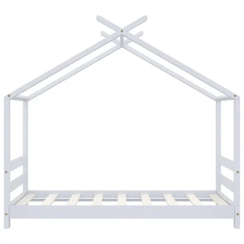 Okvir za dječji krevet od masivne borovine bijeli 70 x 140 cm - Bijela 70 x 140 cm Cijena
