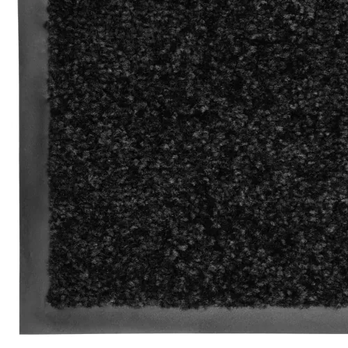 Otirač perivi crni 120 x 180 cm - Crna 120 x 180 cm 1 Cijena