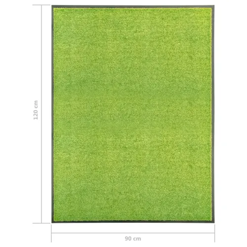 Otirač perivi zeleni 90 x 120 cm - Zelena 90 x 120 cm 1 Cijena