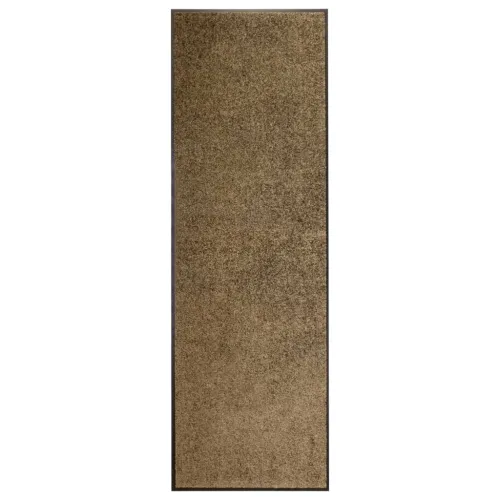 Otirač perivi smeđi 60 x 180 cm - Smeđa 60 x 180 cm Cijena