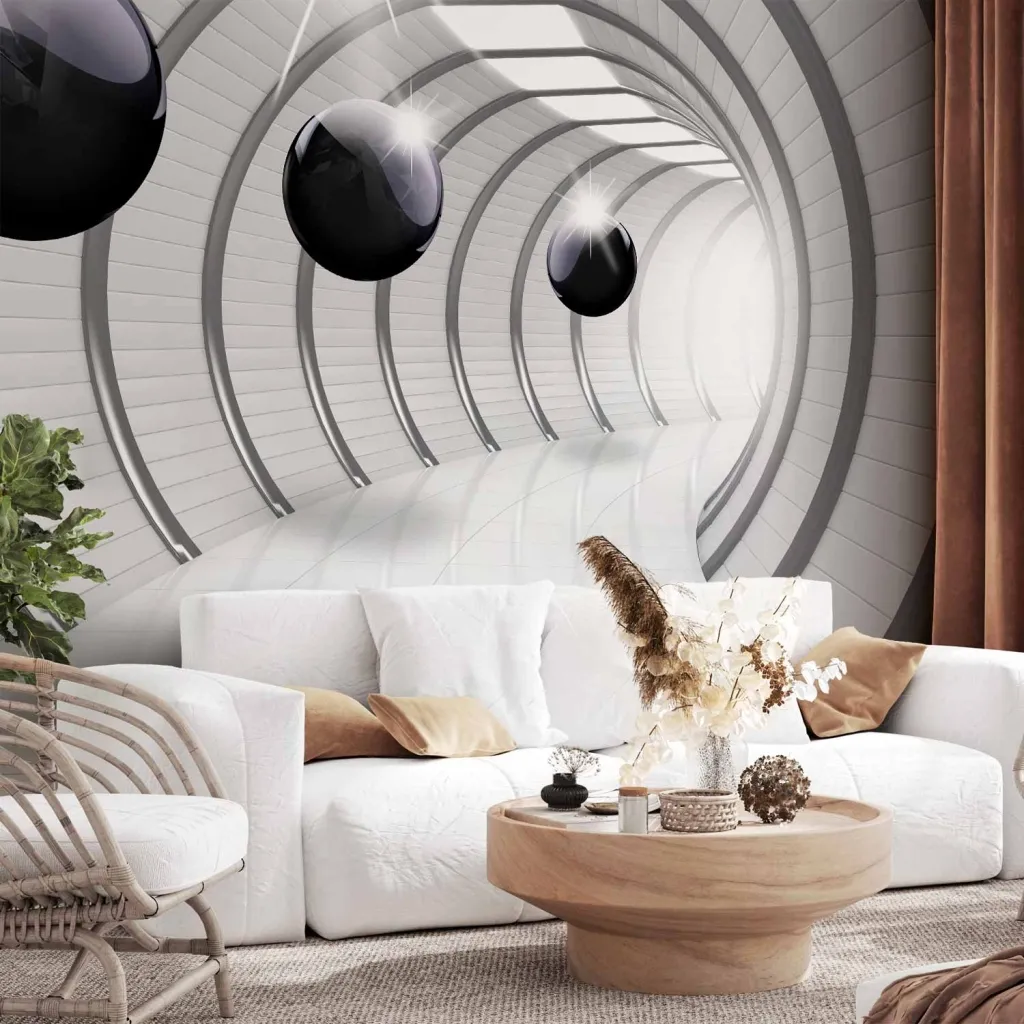 Foto tapeta - Futuristic Tunnel 100x70 Standard