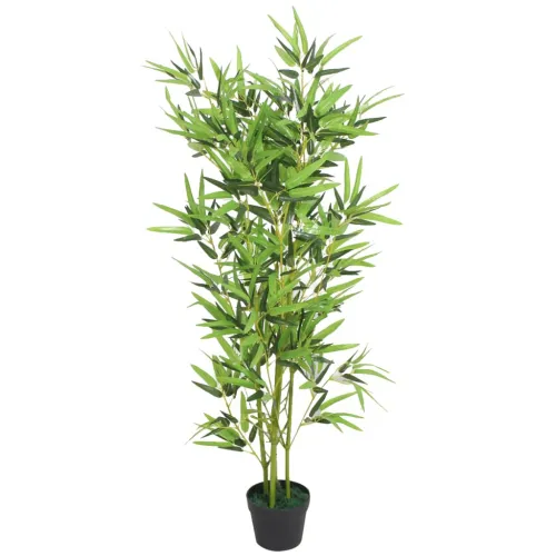 Umjetni Bambus s Lončanicom 120 cm Zeleni - 120 cm 1 Cijena