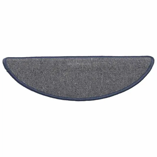 Prostirke za stepenice 15 kom 56x17x3 cm svijetlo sive i plave poluokrugle - Svjetlosiva i plava 56 x 17 x 3 cm 15 Cijena