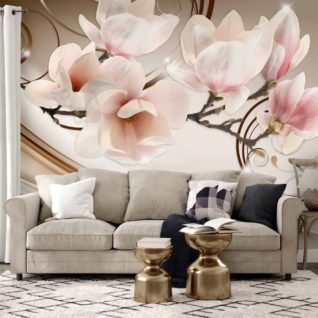 Foto tapeta - Waves of Magnolia 100x70 Standard