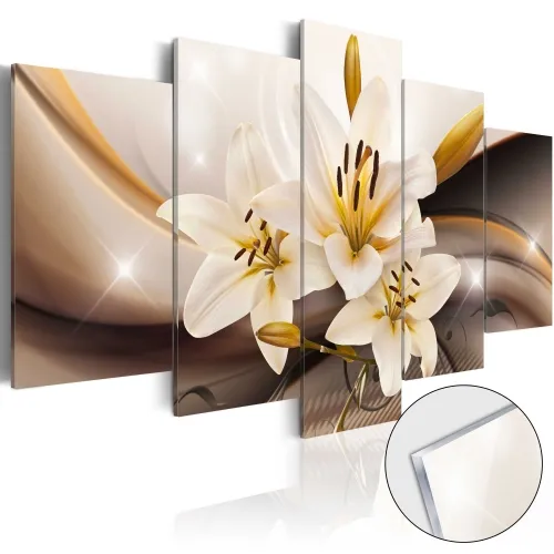 Slika na akrilnom staklu - Shiny Lily 100x50 Cijena