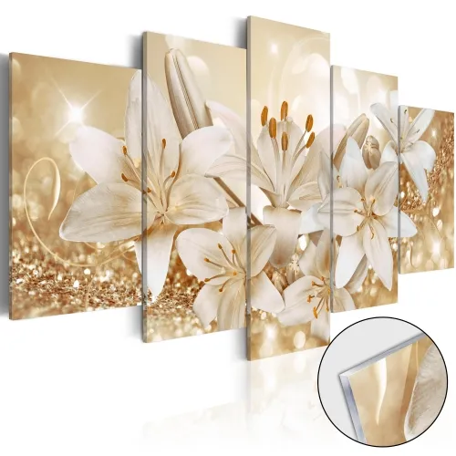 Slika na akrilnom staklu - Golden Bouquet 200x100 Cijena