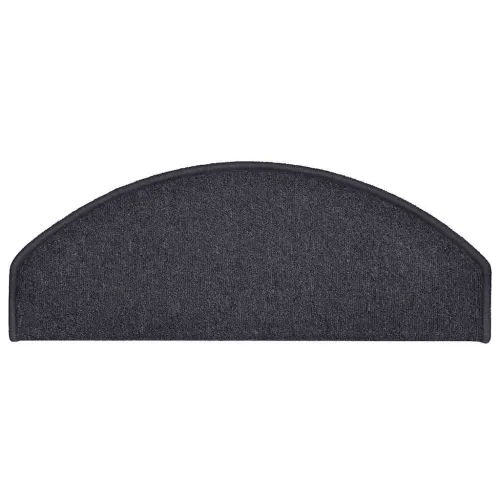 Prostirke za stepenice 15 kom 65x24x4 cm tamno sive i plave poluokrugle velike - Tamno siva i plava 65 x 24 x 4 cm 15 Cijena