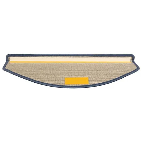 Prostirke za stepenice 15 kom 65x24x4 cm svijetlo sive i plave poluokrugle velike - Svjetlosiva i plava 65 x 24 x 4 cm 15 Cijena