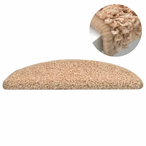 Prostirke za stepenice 15 kom 65x21x4 cm zlatne poluokrugle velike - Zlatno 65 x 21 x 4 cm 15 Cijena