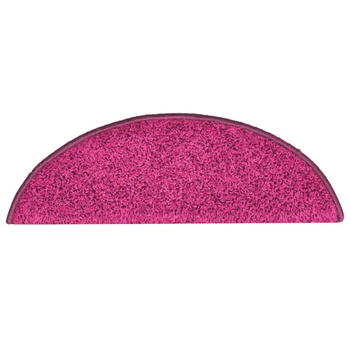 Prostirke za stepenice 15 kom 56x17x3 cm ružičaste poluokrugle - Ružičasta 56 x 17 x 3 cm 15 Cijena