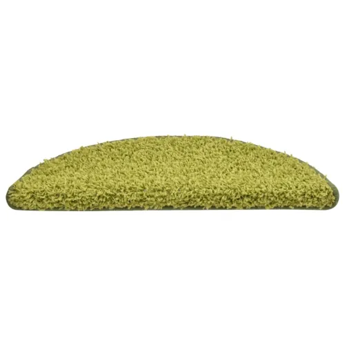 Prostirke za stepenice 15 kom 56x17x3 cm Zelene poluokrugle - Zelena 56 x 17 x 3 cm 15 Cijena