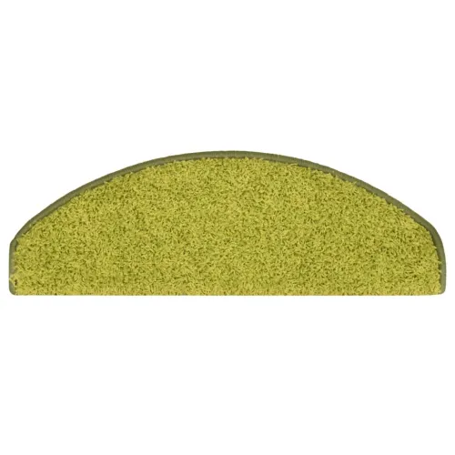 Prostirke za stepenice 15 kom 65x21x4 cm Zelene poluokrugle velike - Zelena 65 x 21 x 4 cm 15 Cijena