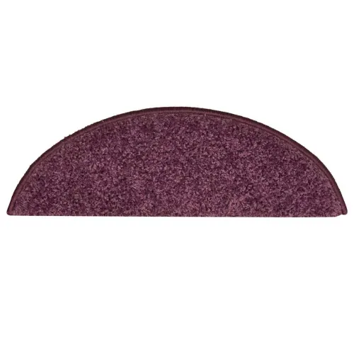 Prostirke za stepenice 15 kom 56x17x3 cm tamnoljubičaste poluokrugle - tamnoljubičasta 56 x 17 x 3 cm 15 Cijena