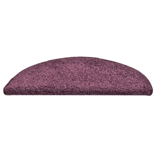 Prostirke za stepenice 15 kom 56x17x3 cm tamnoljubičaste poluokrugle - tamnoljubičasta 56 x 17 x 3 cm 15 Cijena