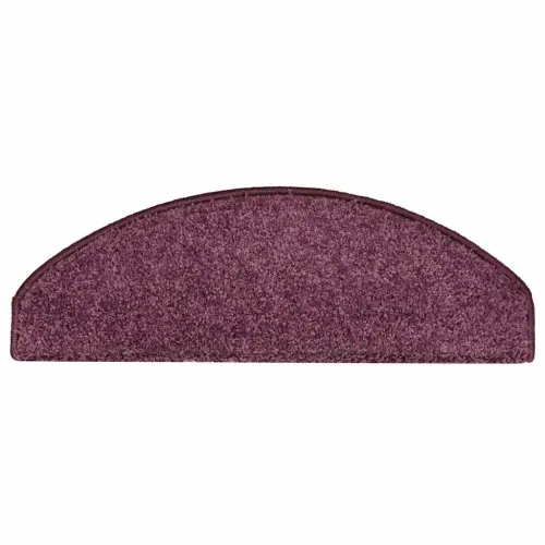 Prostirke za stepenice 15 kom 65x21x4 cm tamnoljubičaste poluokrugle velike - tamnoljubičasta 65 x 21 x 4 cm 15 Cijena