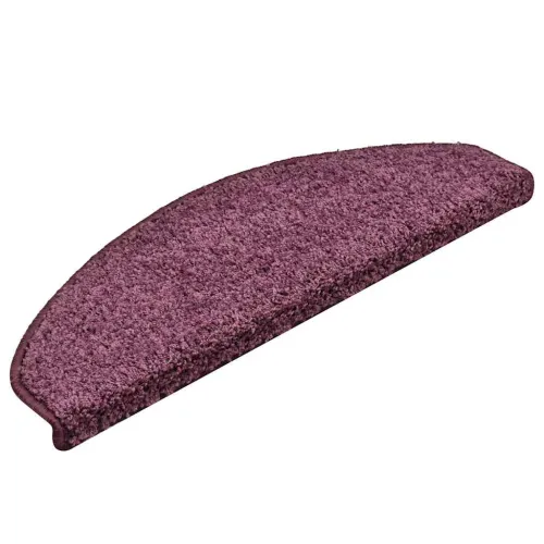 Prostirke za stepenice 15 kom 65x21x4 cm tamnoljubičaste poluokrugle velike - tamnoljubičasta 65 x 21 x 4 cm 15 Cijena