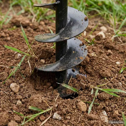 Ručna burgija za zemlju sa ručkom 120 mm i produžnom cijevi 13 m čelik - 120 mm s cijevi od 13 m Cijena