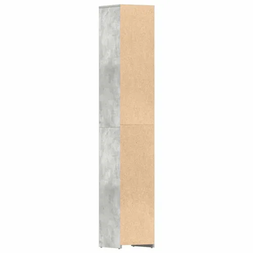Kupaonski ormarić boja betona 30x30x183,5 cm konstruirano drvo - Beton siva S ručkom Cijena