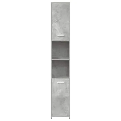 Kupaonski ormarić boja betona 30x30x183,5 cm konstruirano drvo - Beton siva S ručkom Cijena