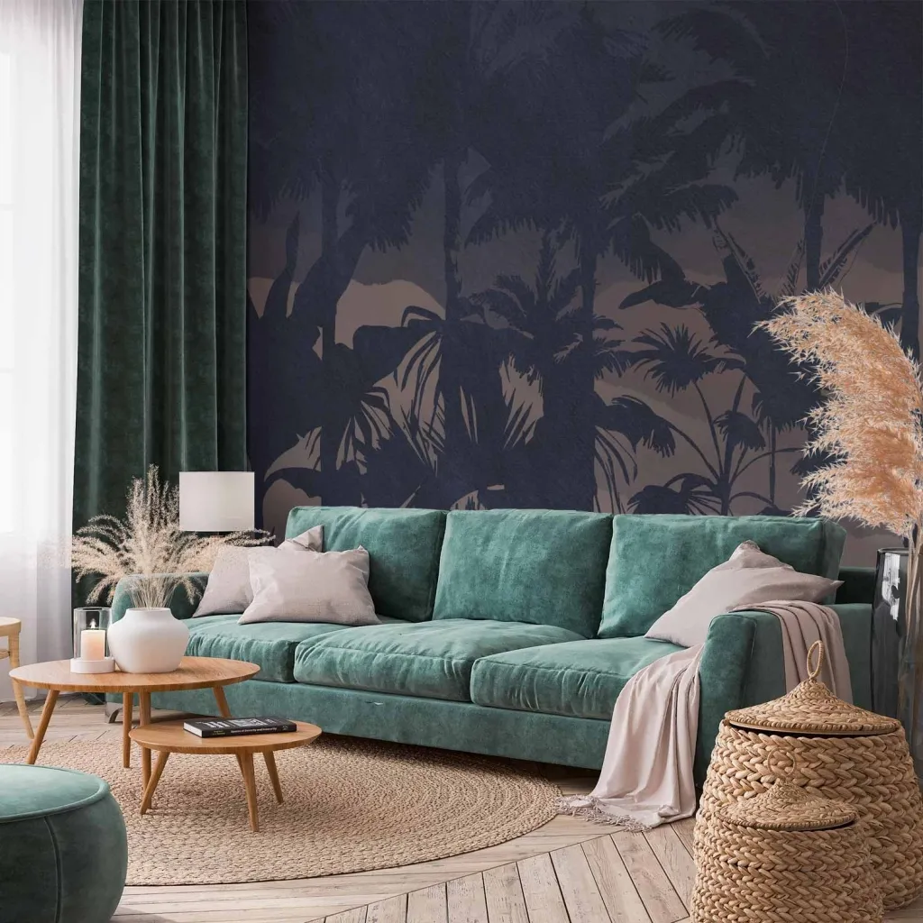 Foto tapeta - Jungle at Night 100x70 Standard
