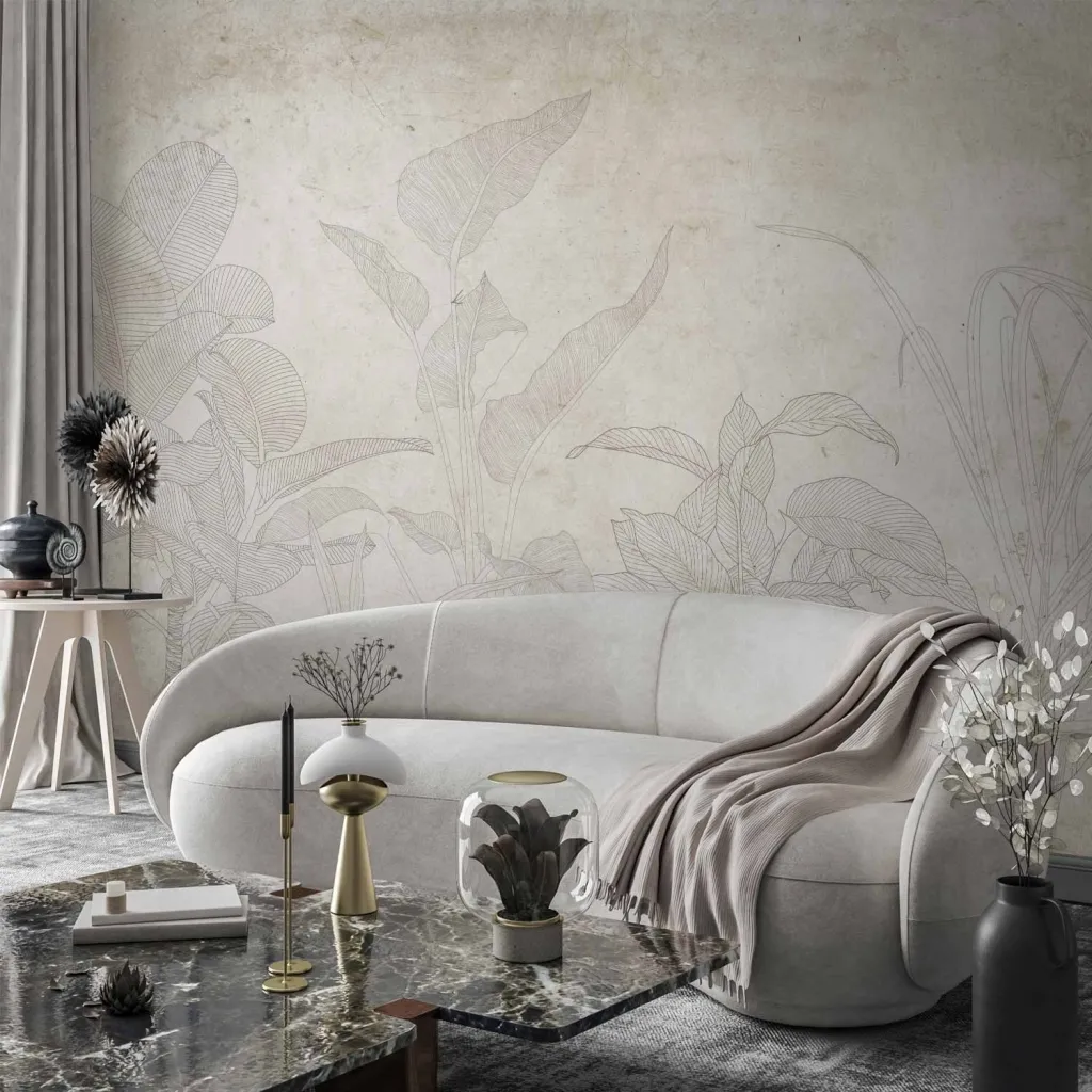 Foto tapeta - Subtle Exotic Plants 100x70 Standard
