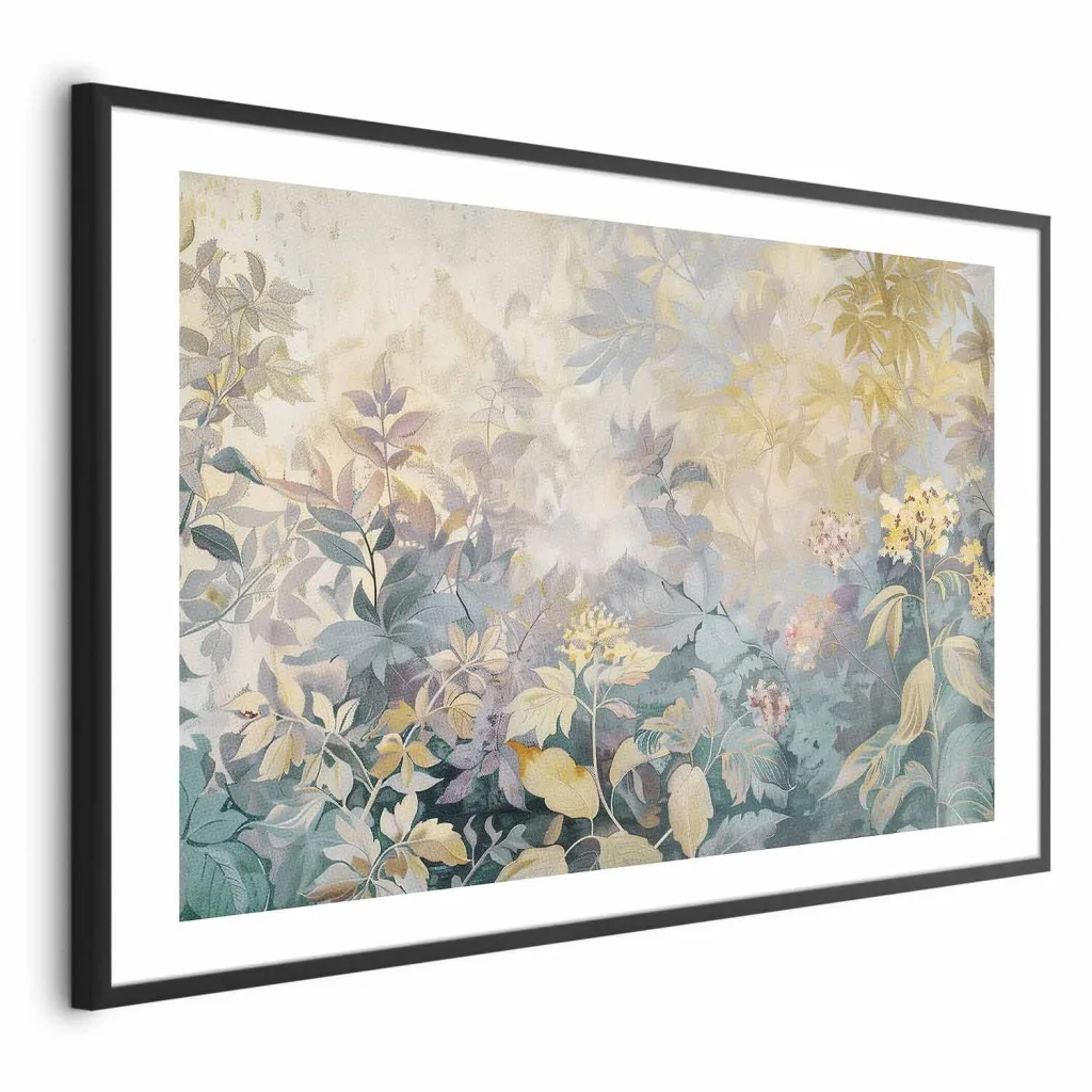 Plakat - Tapestry Pattern in Colorful Flowers 30x21 Bez okvira s margom