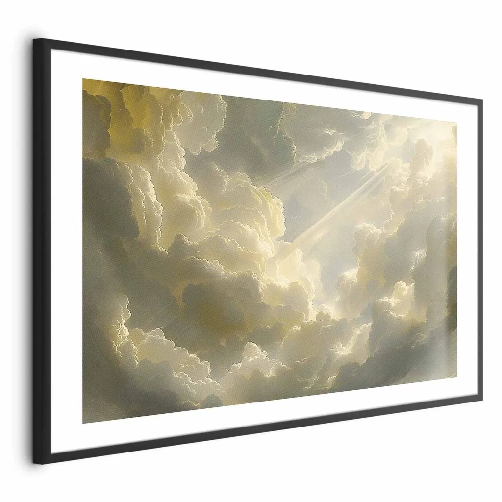 Plakat - Fascinating Play of Colors Against the Clouds 30x21 Bez okvira s margom