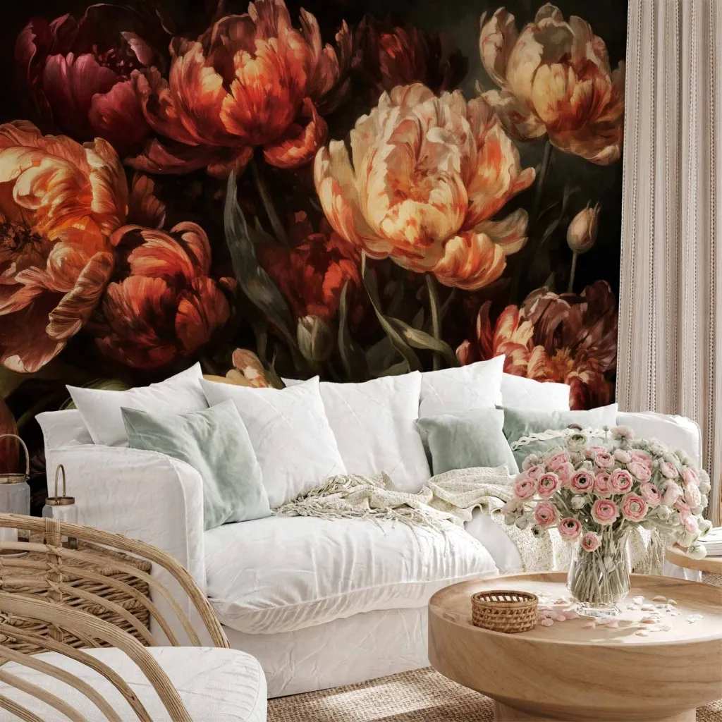 Foto tapeta - Blooming tulips 100x70 Standard