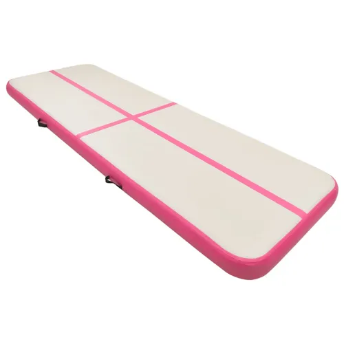 Strunjača na napuhavanje s crpkom 500 x 100 x 20 cm PVC roza - Ružičasta 500 x 100 x 20 cm Cijena