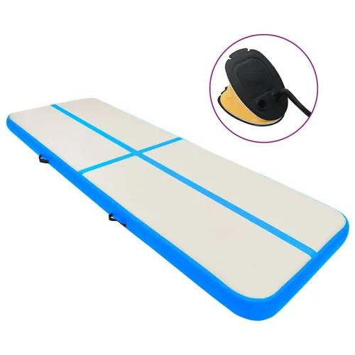 Strunjača na napuhavanje s crpkom 500 x 100 x 20 cm PVC plava - Plava 500 x 100 x 20 cm Cijena