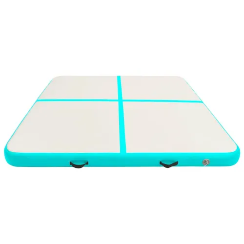 Strunjača na napuhavanje s crpkom 200 x 200 x 10 cm PVC zelena - Zelena 200 x 200 x 10 cm Cijena