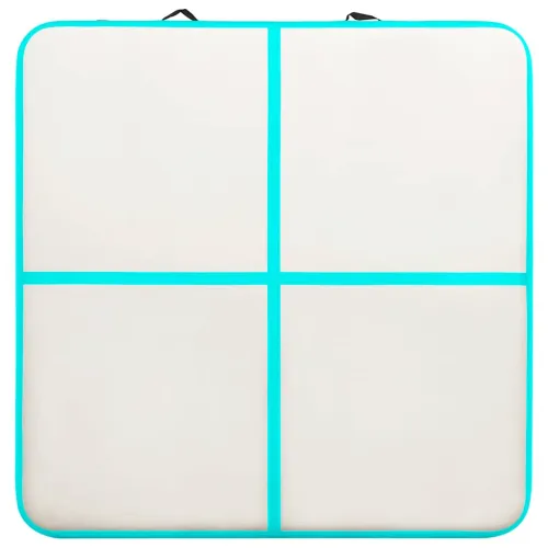 Strunjača na napuhavanje s crpkom 200 x 200 x 10 cm PVC zelena - Zelena 200 x 200 x 10 cm Cijena