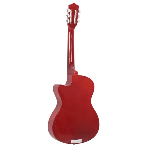 Akustična gitara Western s prorezom i 6 žica 38 ” od drva lipe - Svjetlosmeđa Cijena