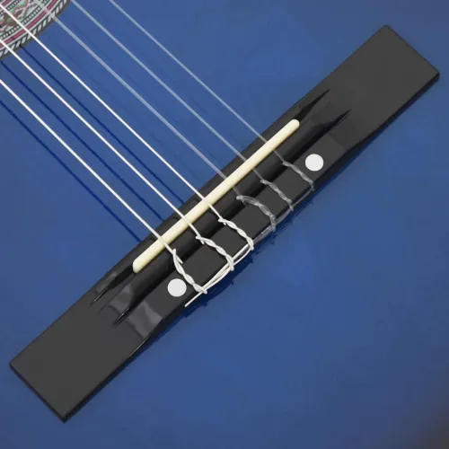 Klasična gitara Western s prorezom i 6 žica plava 38 ” - Plava 38” Cijena
