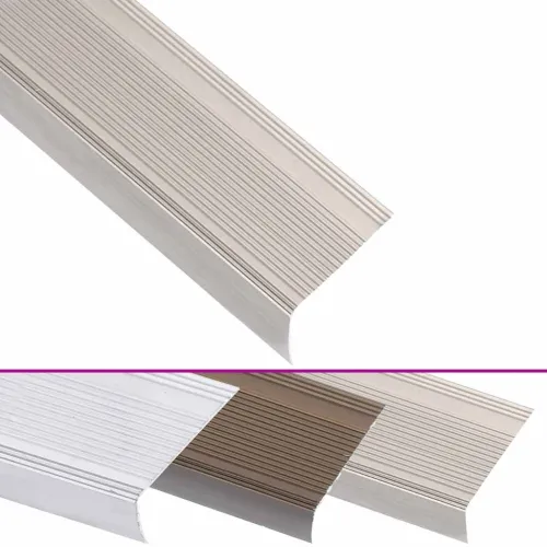 Rubnjaci za stepenice L-oblika 5 kom aluminijski 100 cm bež - Šampanjca 100 cm (5 kom) Traka Cijena