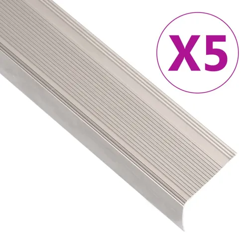 Rubnjaci za stepenice L-oblika 5 kom aluminijski 100 cm bež - Šampanjca 100 cm (5 kom) Traka Cijena