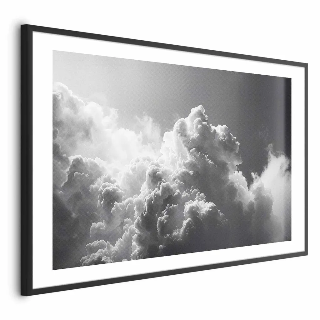 Plakat - Extraordinary Phenomenon: The Sun Illuminating Dark Clouds 30x21 Bez okvira s margom