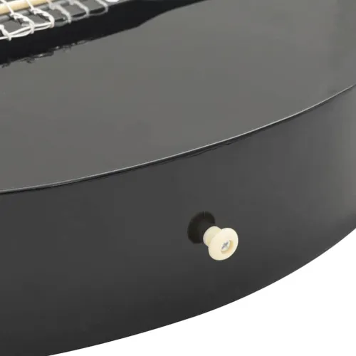 Klasična gitara Western s prorezom i 6 žica crna 38 - Crna Cijena