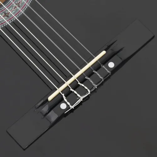 Klasična gitara Western s prorezom i 6 žica crna 38 - Crna Cijena