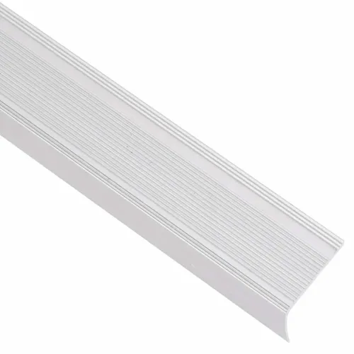 Rubnjaci za stepenice L-oblik 15 kom aluminijski 100 cm srebrni - Srebrno 100 cm (15 pcs) Traka Cijena