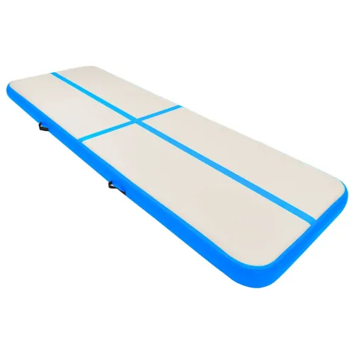 Strunjača na napuhavanje s crpkom 400 x 100 x 15 cm PVC plava - Plava 400 x 100 x 15 cm Cijena